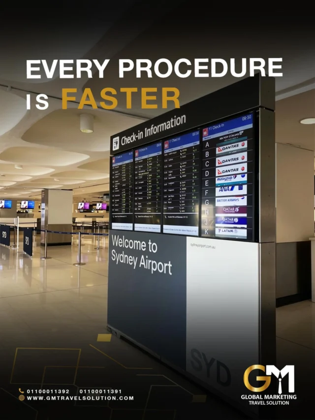 Traveling from Sydney Airport just got easier and faster with GM Travel Solution.
Enjoy the Menzies VIP Meet & Greet for your domestic flights.
From the moment you arrive at the airport, our team welcomes you and handles all departure procedures.
Total comfort and privacy
 we’re with you at airports around the world
providing a level of service you truly deserve.

 Contact Us:
 📞 +201100011392 / +201100011391
 🌐 www.gmtravelsolution.com

 #GMTravelSolution  #LuxuryAirportServices #airport #Sydney