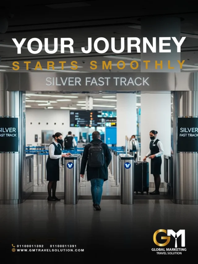 Don’t want to wait at Aswan Airport?
With GM Travel Solution’s Fast Track Silver, long waits are a thing of the past.
Our team handles all airport procedures quickly and smoothly so you can start your journey immediately.

A smart, fast service at a price that suits you 

Contact Us for any Details 

 Contact Us:
 📞 +201100011392 / +201100011391
 🌐 www.gmtravelsolution.com

 #GMTravelSolution  #LuxuryAirportServices #Aswan #Fasttrack