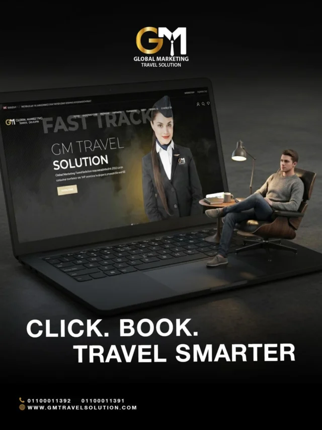 Book your trip in under 60 seconds?
 Yes, it’s that easy.
With GM Travel solution , everything is just a click away.
No calls. No waiting. Just smooth booking.
👉 Tap, book, and you’re ready to go.

 Contact Us:
 📞 +201100011392 / +201100011391
 🌐 www.gmtravelsolution.com

#GMTravelSolution  #LuxuryAirportServices  #website