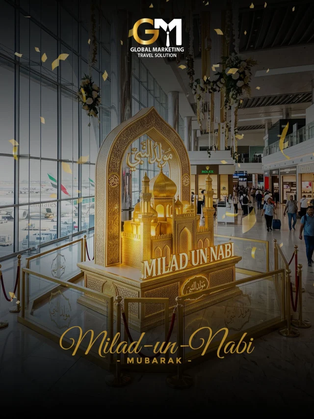 A day that holds a special place in every heart. 🌙

Today, we celebrate Al-Mawlid Al-Nabawi Al-Sharif and the timeless values of kindness, generosity, and compassion.

From GM Travel Solution, Mawlid Mubarak. ✨

#GMTravelSolution #MawlidAlNabawi #MawlidMubarak