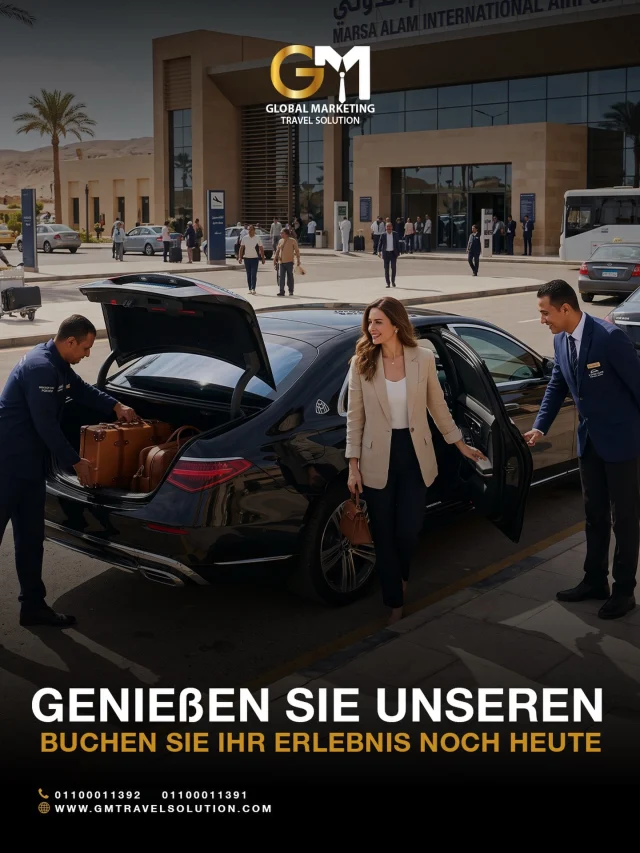Genießen Sie unseren
 VIP-Meet-and-Greet-Service mit Fast-Track-Flughafenservice und privaten Flughafentransfers, 

damit Ihre Reise insgesamt reibungslos, stressfrei und zu einem rundum angenehmen Erlebnis wird.

Buchen Sie Ihr Erlebnis noch heute.

Our dedicated WhatsApp numbers for your service :
https://wa.me/201100011391

Official Website :
https://gmtravelsolution.com/de/

Client Reviews : 
https://bit.ly/Gmtripadvisor

#GMTravelSolution #VIPLounge #AirportLuxury #LuxuryTravel #BusinessTravel ClassATravel LoungeAccess
